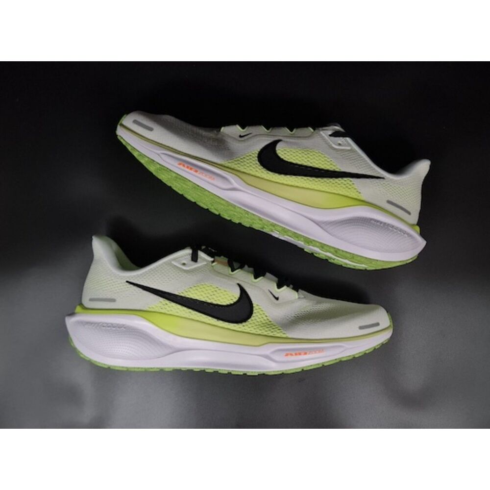 Nike Air Zoom Pegasus 41 White Volt Ice Black. SIZE 9.5 - FD2722-120